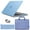Airy Blue, variant on IBENZER 2025 2024 M2 MacBook Pro 13 Inch Case A2338 A2289 A2251 A2159 A1989 A1706 A1708 (2025-2016), Hard Shell Case & Sleeve Bag & Keyboard Cover & Type-C for Mac Pro 13, Quetzal Green,T13-QUGN+3