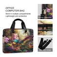 thumbnail image 4 of 16" Laptop Tote Bag Laptop Sleeve Case Computer Briefcase for Work & Travel Colorful Butterfly Scene, 4 of 8