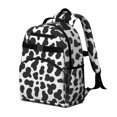 thumbnail image 2 of Cow Print Pattern Backpack for School, Cute School Bag with Adjustable Shoulder Straps and Padded Back, 15.25"x11.5"x5.25", 2 of 4