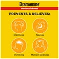 thumbnail image 2 of Dramamine Chewable, Motion Sickness Relief, Orange Flavor, 8 Count, 2 of 3