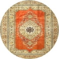 thumbnail image 1 of Ahgly Company Indoor Round Traditional Red Persian Area Rugs, 3' Round, 1 of 6