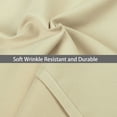 thumbnail image 3 of Flxxie 1800 Count Soft Brushed Microfiber Flat Sheet, Shrinkage, Fade Resistant Bedding Top Sheet, Easy Care, Khaki, Twin, 66"x96" with 4" hem, 3 of 6