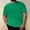 Dark Green, variant on Men's Plus Size EverSoft Short Sleeve Crew Solid ColorT-Shirt，Sizes 2XL-7XL