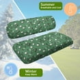 thumbnail image 5 of Yuyamidu Green Golf Print Golf Cart Seat Covers 2 Pack Backrest Bottom Seat Cover Soft Golf Cart Seat Cushions Stylish Club Car Seat Covers Set, 5 of 7