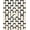Black And Cream, Pattern 12, variant on ODIKA Geometric Contemporary Interlocking Arch Abstract Mid Century Non-Slip Chair-Friendly for Home Office, Gaming Room, Under Desk