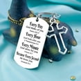 thumbnail image 3 of Christian Gifts for Women Men Cross Christian Keychain Accessories for Women Men Faith Religious Baptism Gifts for Friends Pastor Catholic Bible Verse keychain for Easter Birthday Gift for Womens, 3 of 6