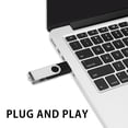 thumbnail image 2 of Unidad flash EASTBULL USB 2.0 de 1 GB, 100 unidades, color negro, 2 of 7