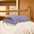 thumbnail image 6 of Non Slip Wide Shoulder Clothes Hangers, Thick Plastic Garment Organizer With Mark Free Grip Design, Sturdy Wardrobe Hangers for Shirts Coats Sweaters Dresses Wet and Dry Clothing Storage, 6 of 6