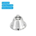 thumbnail image 3 of Unique Bargains Mini Jingle Bells 0.9' Metal Hanging Bells Silver 50Pack, 3 of 5