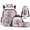 Boba Capybara Sweet, variant on Sunflower Axolotl Bee 4Pcs Kids Backpack Set, Cute Cartoon Preschool Kindergarten Elementary Bookbag with Lunch Bag Pencil Case Bottle Sleeve for Back to School