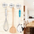 thumbnail image 4 of Multi-functional Stainless Steel Hook Practical And Space-saving Wall Hook For Bathroom Kitchen And Living Room black 50mm 1Set, 4 of 6