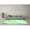 thumbnail image 3 of Ahgly Company Indoor Round Abstract Emerald Green Modern Area Rugs, 8' Round, 3 of 4
