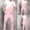 Pink, variant on WAVSUF Tall and Big Men Multiple Denim Overalls Pants for Mens Regular Fit Long Pants Work Multiple Pockets Cargo Pant Pink Size 2XL