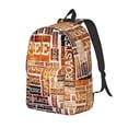 thumbnail image 1 of Fotbe Hand Drawn Vintage Coffee Mochila de Lona con Estampado, Mochila Duradera, Mochila Versátil de Alta Calidad, Mochila Compacta Vintage-Small, 1 of 5