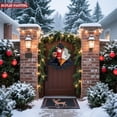 thumbnail image 4 of Metal Hanging Tree-Shaped Wind Decorations - Modern Digital Design with White Pattern for Garden Spinners Perfect for Holiday Cheer, 4 of 7