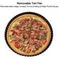 thumbnail image 2 of 9 Inch NOn stick Pizza Bakeware Removable Loose Bottom Tart Pie Pan, 2 of 13