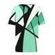 thumbnail image 4 of Camisetas Casuales de Manga Corta Plisada de la Moda de las Mujeres, Camiseta Cómoda de Poliéster para las Mujeres, Blusa de Primavera de Verano Lavado a Mano, 4 of 5