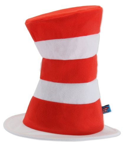 red and white striped hat