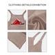 thumbnail image 3 of Vestido deportivo VIUTIL para tenis y entrenamiento con shorts incorporados, 3 of 5