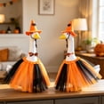 thumbnail image 4 of Sruoe Halloween Porch Goose Outfits, 23" Witch Hat Bow Skirt Outfit Porch Goose Clothes for Lawn Yard and Patio Decoration, Lawn Goose Clothing for Cement Lawn Goose Outfit, Garden Goose Costume, 4 of 6