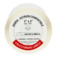 thumbnail image 2 of HOUSELABELS 3" x 2" Premium Freezer Labels (Service Temperature from -58F to +158F) on 1" Core Compatible with Zebra and Rollo Printers, 8 Rolls / 750 Labels per Roll, 2 of 10