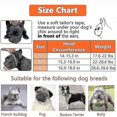 thumbnail image 5 of Bozales para perros de hocico corto, bozal para bulldog ajustable, bozal para perros de malla transpirable para masticar, naranja y negro M, 5 of 5