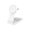 thumbnail image 2 of (2 pack) onn 3-in-1 Qi2 Certified Wireless Charging Stand – Foldable Design with Wall Adapter & Cable – Compatible with iPhone 17/16/15/14/13/12, Samsung Galaxy S23/S22, Pixel, AirPods & Apple Watch – White, 2 of 11