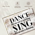 thumbnail image 6 of Elephant Stock Dance And Sing Motivational Quote Wall Art - Horizontal Canvas Wall Art - Living Room Wall Decor - Inspirational And Typography Canvas - Black And White Decor - 30" x 20", 6 of 8