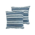 thumbnail image 3 of Mainstays 18" x 18" Woven Stripe Decorative Pillow, Blue, 3 of 8