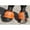 Orange, variant on Dura-Tech Ribbed Rubber Double Lock Bell Horse Boots | Color Black | Size XX-Large