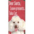 thumbnail image 1 of Pet Sign Wood 5x10 Dear Santa Leave Presents Take Cat Poodle, 1 of 1