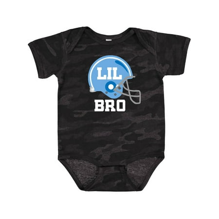 

Inktastic Little Bro Football Brother Gift Baby Boy Bodysuit