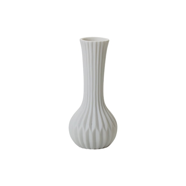 Jarrones Modernos para Decoración Del Hogar Jarrón de Cerámica Jarrón Plano de Estilo Casero para Arreglo Floral Decoración Interior 20 * 8,8 cm
