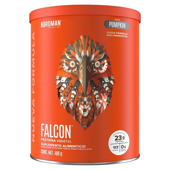 Suplemento Alimenticio Proteina Birdman Falcon Sabor Pumpkin Spice 480 g