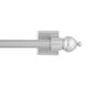 thumbnail image 1 of Barra magnética pequeña ajustable Kenney, plata satinada, 41 — 71 cm, 1 of 8
