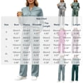 thumbnail image 4 of Two‑Piece Set for Women Solid Color Henley Neck Button Top & Drawstring High Waist Wide Leg Pants with Pockets for Any Occasion, 4 of 8