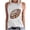 #0164-Khaki, variant on Uootdi Womens Casual Tank Tops Blouses Bow Print Graphic Halter Neck Soft Summer Everyday Crop Tops Gift
