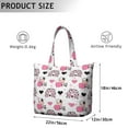 thumbnail image 3 of Buffalo Travel Tote Bag, Cow Lovers Rustic Print Weekender Duffel, Farm Pattern Lightweight Multipurpose Carry-on for Short Trips and Travel, 3 of 5