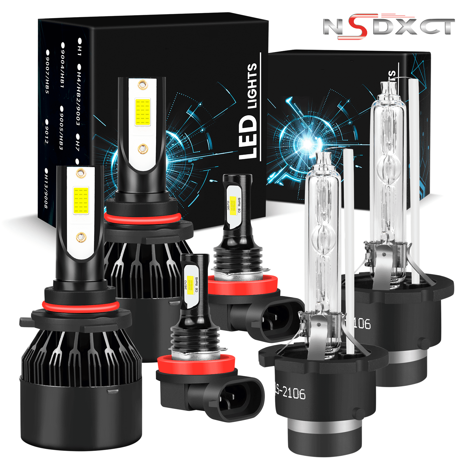 Sylvania D2S SilverStar zXe HID Headlight Bulb, Pack of 1