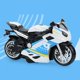 thumbnail image 4 of Decoración de coche de plástico para niños, modelo de Oficina de Colección de vehículos todoterreno, juguete fundido a presión, simulación de motocicleta portátil, 4 of 4