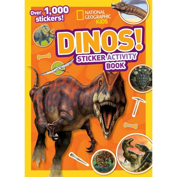 Pre-Owned National Geographic Kids Dinos Sticker Activity Book: Over 1,000 Stickers! (Paperback 9781426317736) by National Geographic Kids