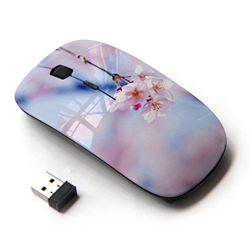 Dachshund Dog Bones 2.4G Wireless Mouse with Cute Pattern Design for All Laptops and Desktops with Nano Receiver