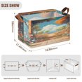 thumbnail image 4 of BZSMCE Collapsible Fabric Cube Storage Bins Door with Floral Design Pattern Storage Box, 4 of 8