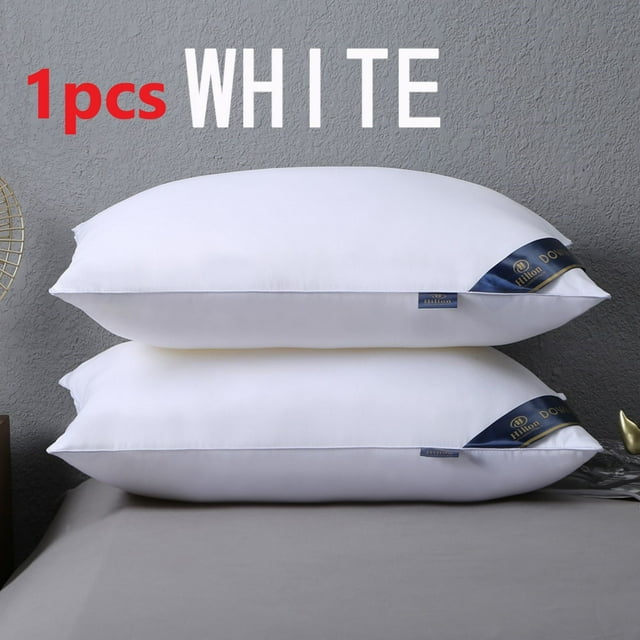 Ohufall Silk Down Neck Protection Pillow Hotel Quality Four Color Options Comfortable Sleep Aid Cervical Health Support Home Goods