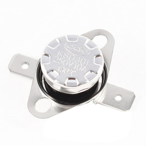 130C NC Temperature Control Switch Thermostat Auto Reset 2-Terminal KSD301