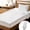 White, variant on Blunique Heated Mattress Pad King Size with Dual Control Electric Blankets Bed Heater, Silver Gray 78 x 80 inch