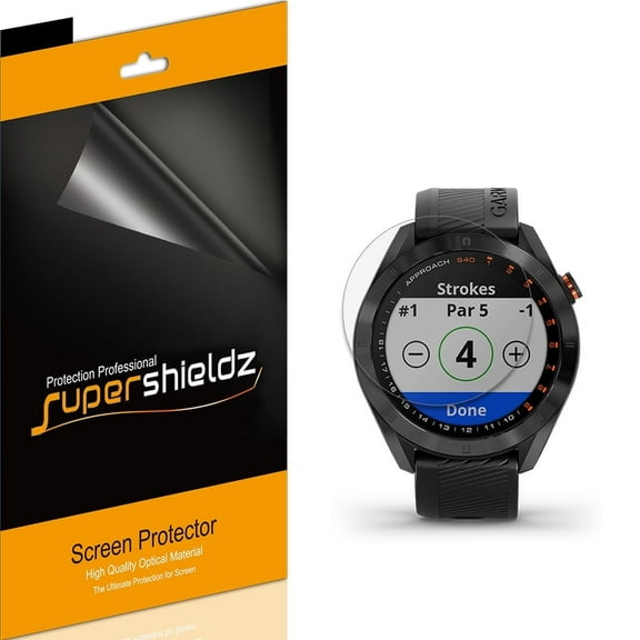 [6-Pack] Supershieldz for Garmin Approach S40 Screen Protector, Anti-Glare & Anti-Fingerprint (Matte) Shield