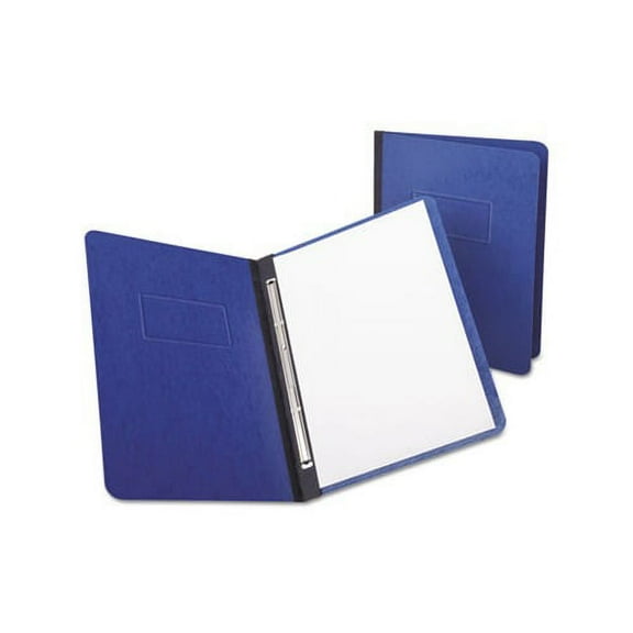PressGuard Report Cover Prong Clip, Letter, 3" Capacity, Dark Blue