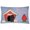 Black, variant on Dog House Collection Poodle Silver Canvas Fabric Decorative Pillow