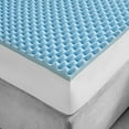 thumbnail image 2 of Gracie Mills Mclean Cooling Gel Memory Foam Reversible Mattress Topper - GRACE-6263, 2 of 3